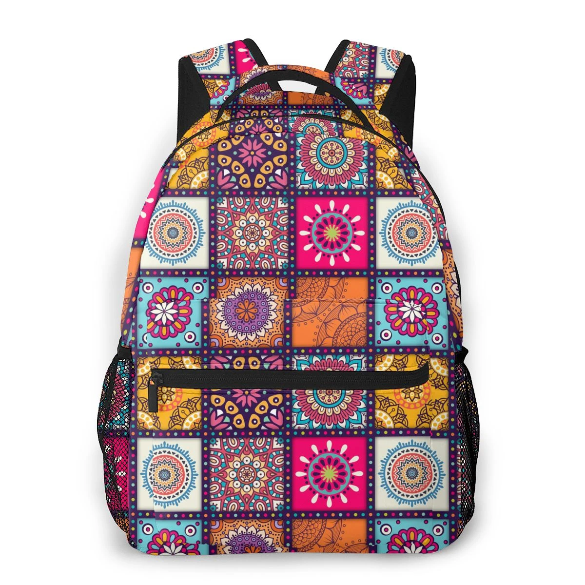 Mochila para niños y niñas, bolsa Mandala colorido para ordenador portátil, Notebook, Maleta de viaje, 2021|Mochilas| - AliExpress