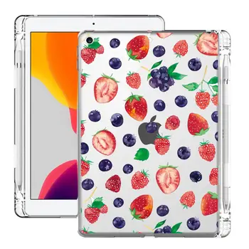 

Fruits Painting For ipad 7th Generation Case 6th With Pencil Holder 9.7 ipad Pro 12.9 Case 2020 Clear Cover iPad Mini Cases 2018
