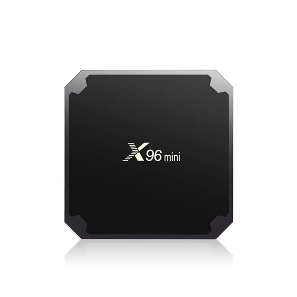 10 шт./лот X96 Мини ТВ приставка на базе Android BOX Android 7,1 смарт-ТВ-приемник с WiFi 2 Гб оперативной памяти, 16 Гб встроенной памяти, 1 ГБ 8 ГБ Amlogic S905W 2,4 ГГц Wi-Fi, Декодер каналов кабельного телевидения