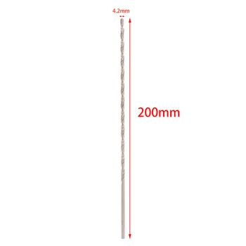 

Extra Long High Speed Steel Auger Twist Drill Bit Straight Shank 200mm Shank Design Professional Tool Dropshipping New O7