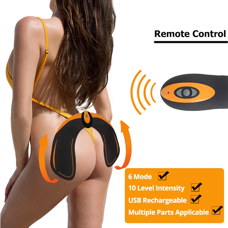 EMS Wireless Remote Hips Trainer Electric Butt Muscle Stimulator Fitness Buttocks Toner Lifting Microcurrent Slimming Massager
