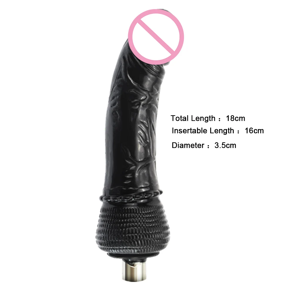iKenmu Well Made Dildo Attachments Sex Machine Attachments Silicone Dildo for 3XLR Connector Sex Machine Accessories Dildo