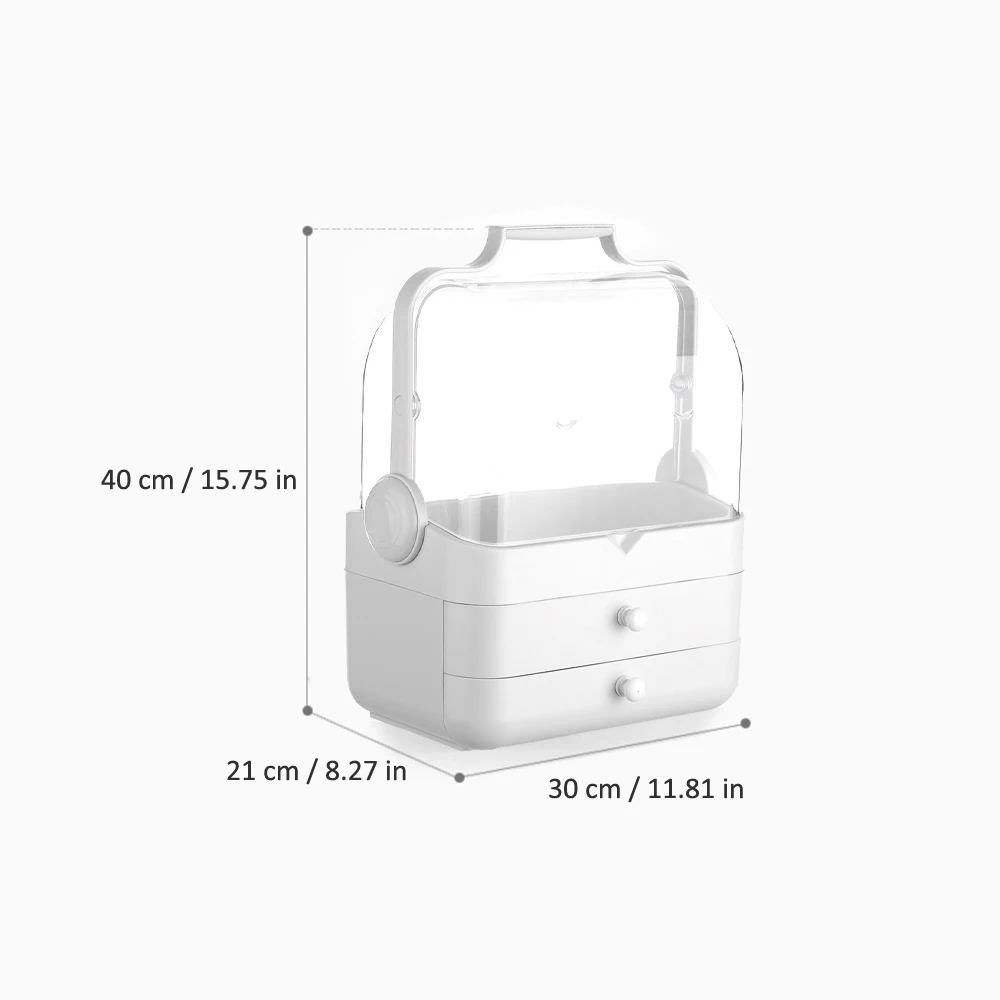 

Hot Pink White Waterproof Plastic Cosmetic Drawer Makeup Organizer Makeup Storage Box Container Desktop Sundry Jewelry Storage C