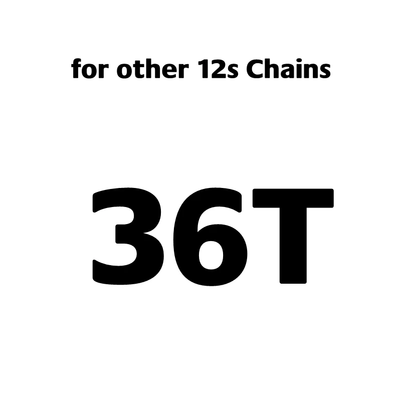 36T For other Chains ZRACE 12s звезду 32 т/34 T/36 T/38 T 7075AL, для SHIMANO прямое Крепление рукоятки, FC-M9100 FC-M8100 FC-M7100, SM-CRM95 SM-CRM85 SM-CRM75 - Цвет: 36T For other Chains