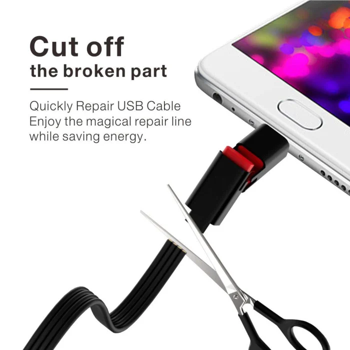 Repairable USB кабель для быстрой синхронизации данных шнур прокол линии Hi 888