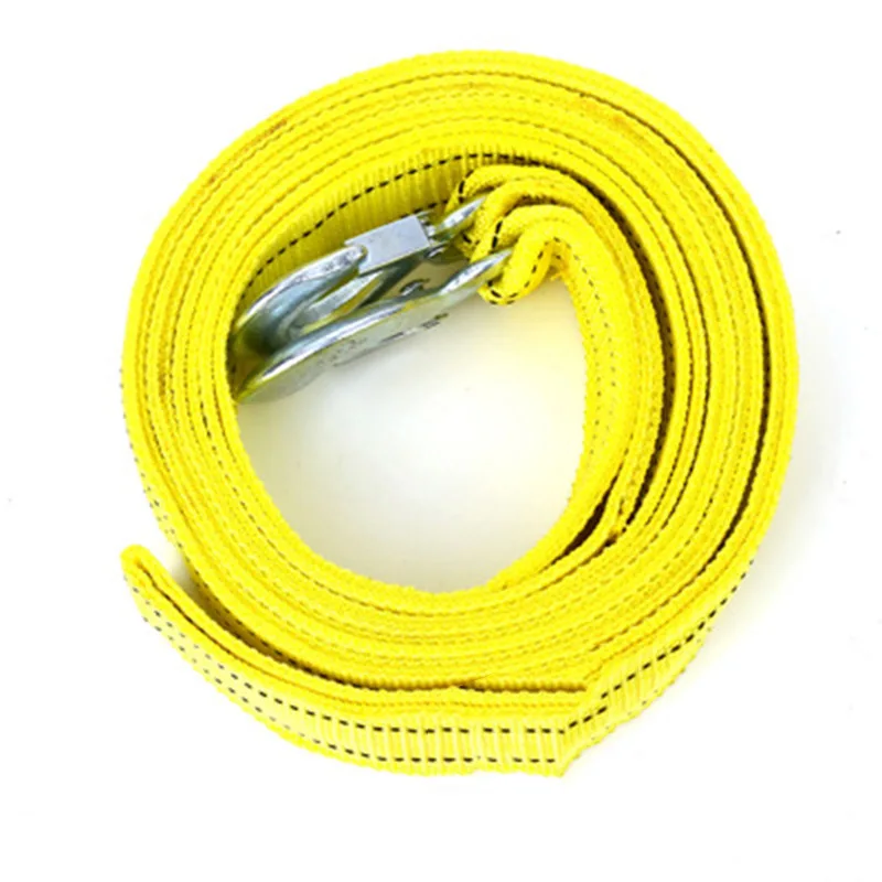 Double Layer Thick 4 M 5 Tons U-shaped Hook Car Mounted Nylon Webbing Hand Holding Rope Car Emergency Trailer Rope