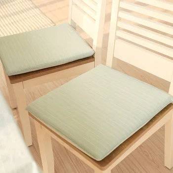 

New Arrival Cushion Office Plush Cushion Seat Chair Pillows Solid Color tatami Bench Cushions Bandage Design Sofa Pads Home