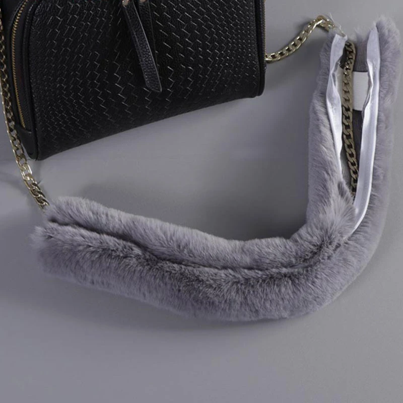 fluffy bag strap