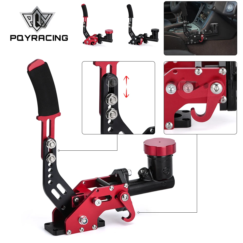 Hydraulic Racing Hand E Brake Drift Rally Handbrake Aluminium Lever Oil Tank Cylinder 0.75Bar PQY-HB04