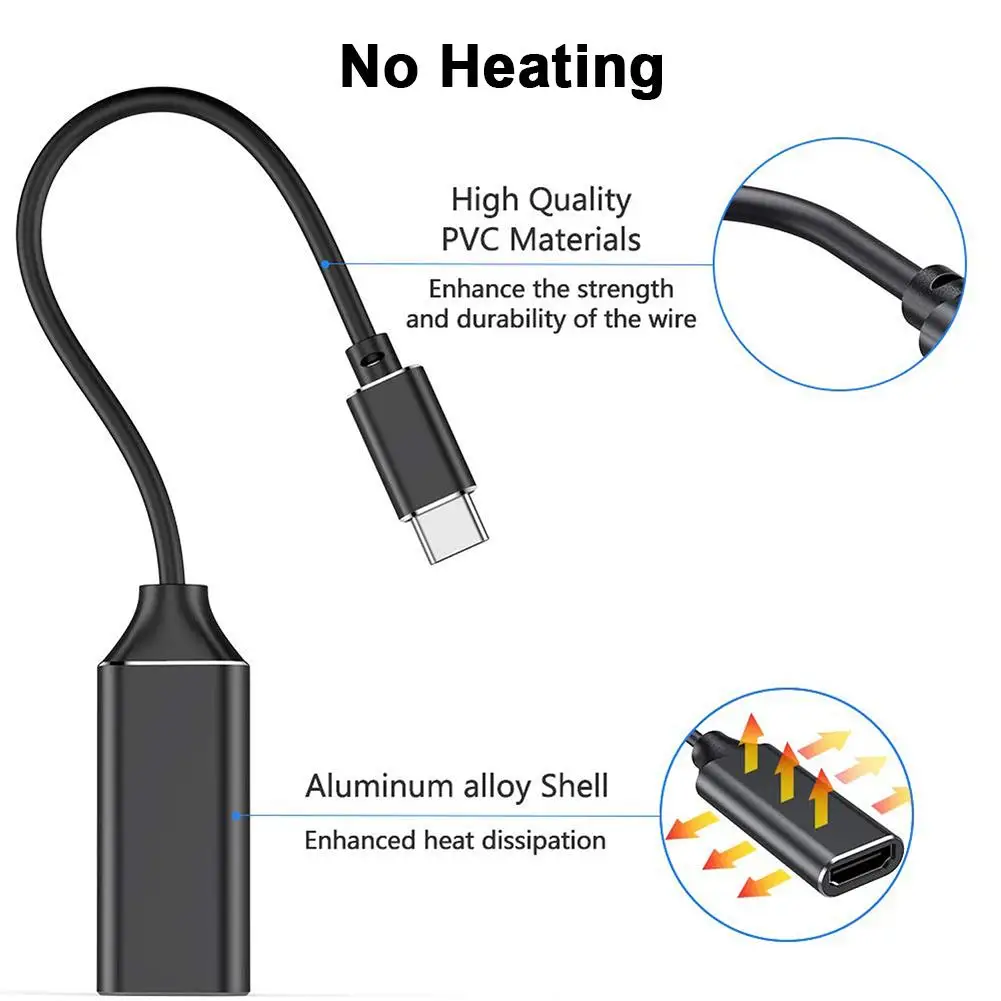 Кабель адаптер Usb Type C к Hdmi 4k 30 Гц USB 3 1 HDMI|Кабели HDMI| |