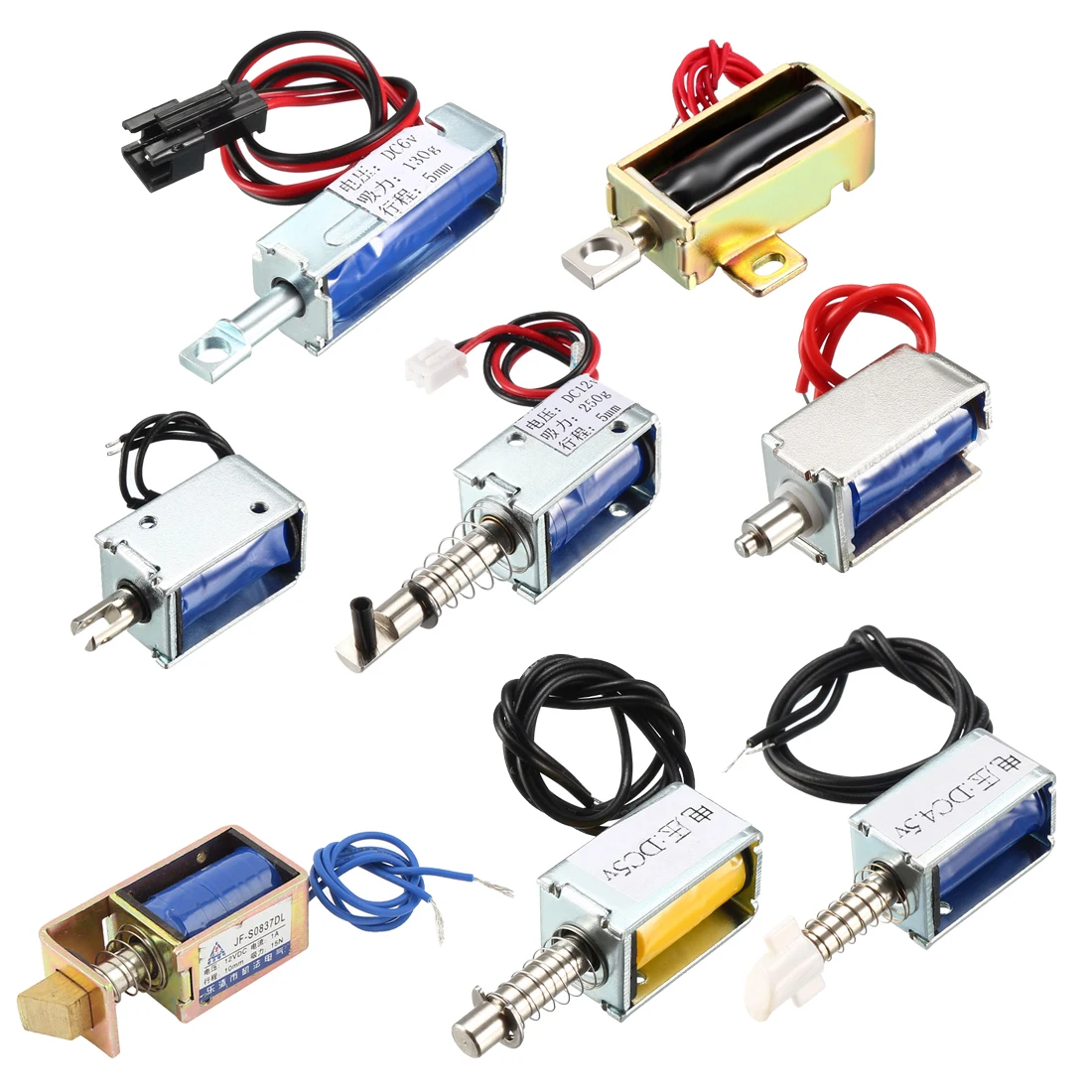Uxcell DC 4 5 В 20 г 3 мм Push Pull Type мини Электромагнитный Электромагнит открытая рама