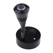 12V 3W внутренняя светодиодный пятно света для чтения светильник переключатель Camper прикроватный настенный светильник черного цвета