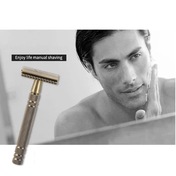 

New Design Luxury Razor Open Adjustable and Safe Classic, Suitable for Superb Men's Razor Hair Razor