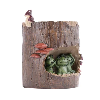 

Cute Green Frog Flower Sedum Succulent Pot Planter Bonsai Trough Box Plant Bed Office Home Garden Pot Decor