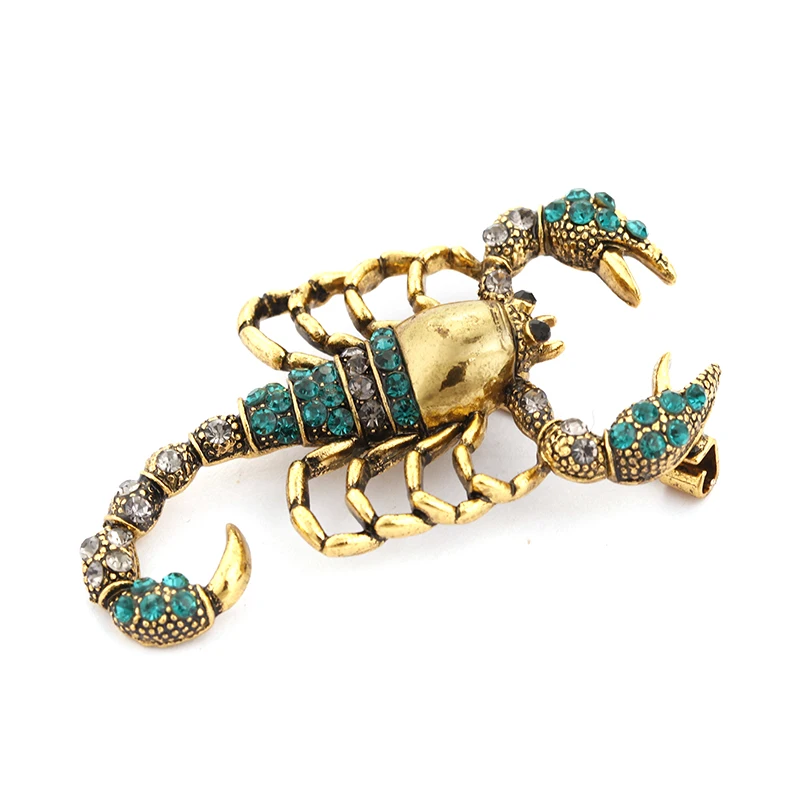 H660495X复古蝎子胸针 (2)