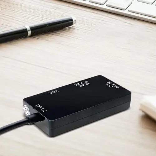 DP 1,2 V to VGA, HDMI, DVI HDMI 4K адаптер 3-в-1 многофункциональным преобразователем для компьютера ПК проектор SP99