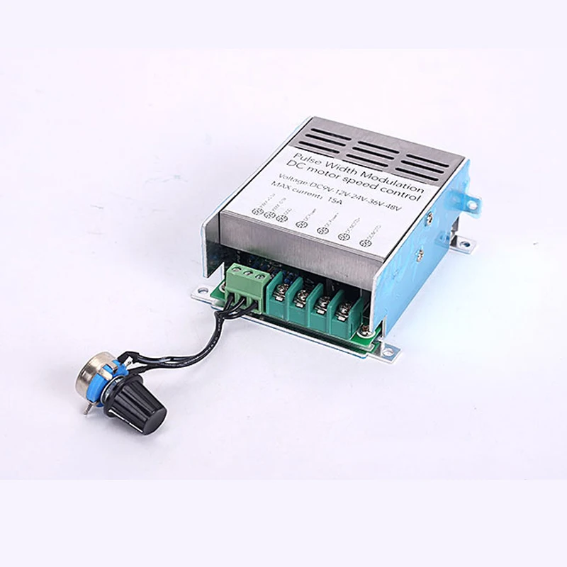 ШИМ регулятор двигателя пост. Тока 12V24V36V48V контроллер двигателя 15A 500 Вт преобразователь высокой мощности