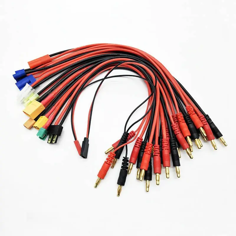 

Lipo Battery Multi Charging Plug Convert Cable Line for IMAX B6 Charger RC Part 4mm Bullet Banana B36E
