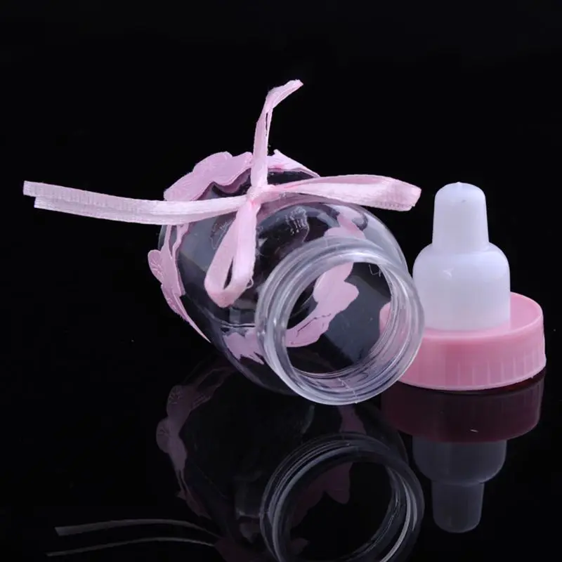 Набор из 24 штук, для девочек и мальчиков Baby Shower крещение бутылка для Хэллоуина конфеты Коробки для рождественской вечеринки Подарки Пластик коробка D08D