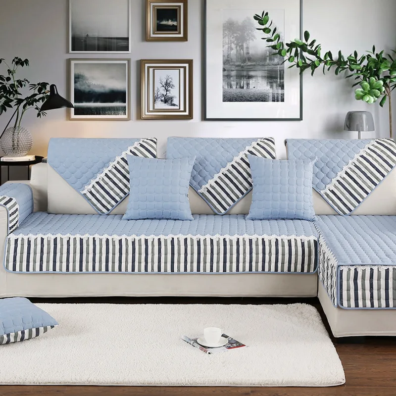 

Living Room Fabric Leather Sofa dian jin Case Cover Brushed Combination Autumn And Winter Minimalist Modern Anti-slip Seat Cushi