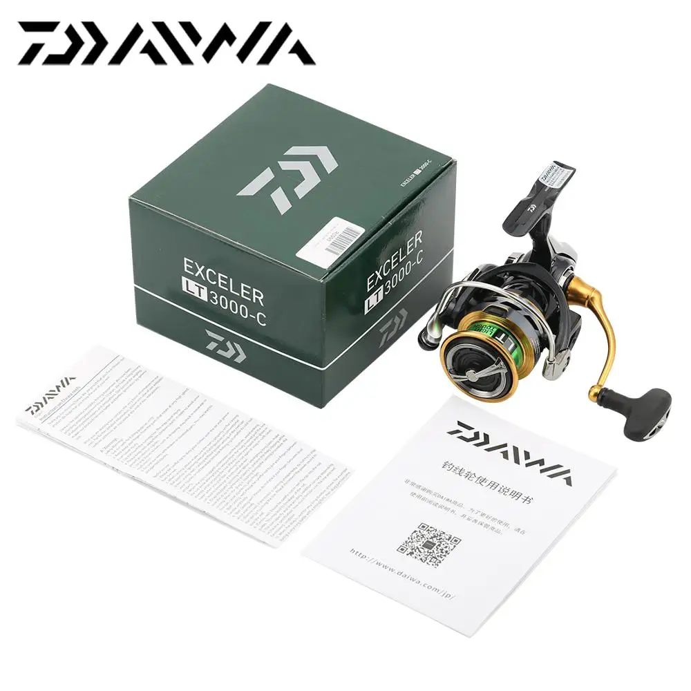 Рыболовная катушка DAIWA EXCELER LT 2500DXH 3000C OT 3000 CXH 4000C рыболовная со складной ручкой