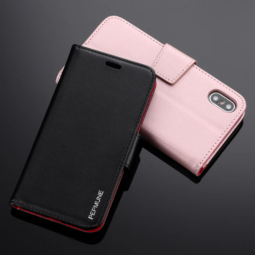 LLZ.COQUE Folio Премиум кожаный чехол для Iphone Xr Магнитный кошелек XS MAX 7 8 PLUS X 5 5S SE 6 6S