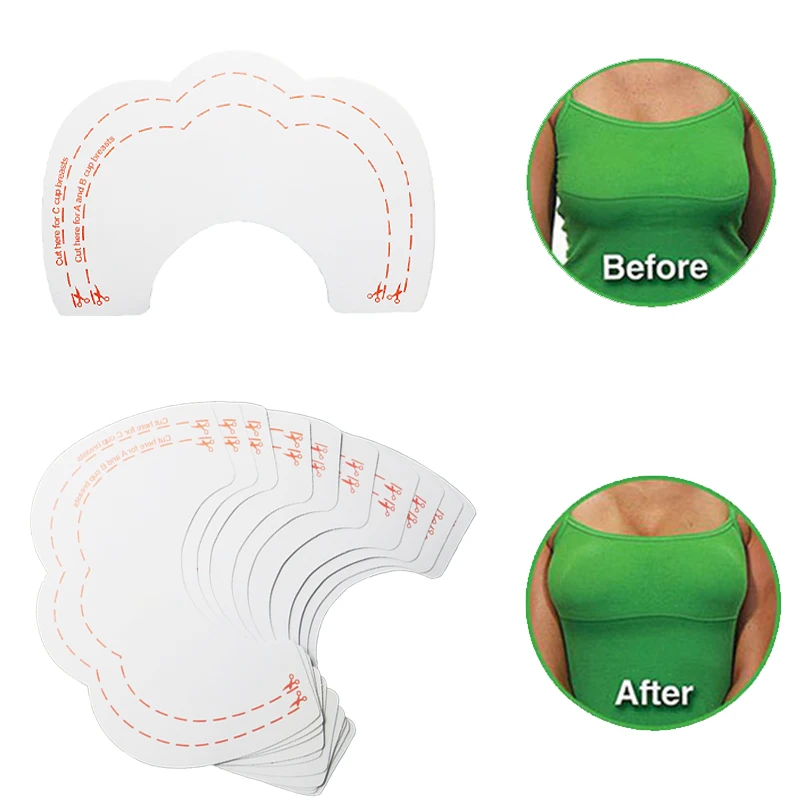 10 шт. Женская мода Сексуальная голая Грудь Кнопка для лифта вверх наклейки на