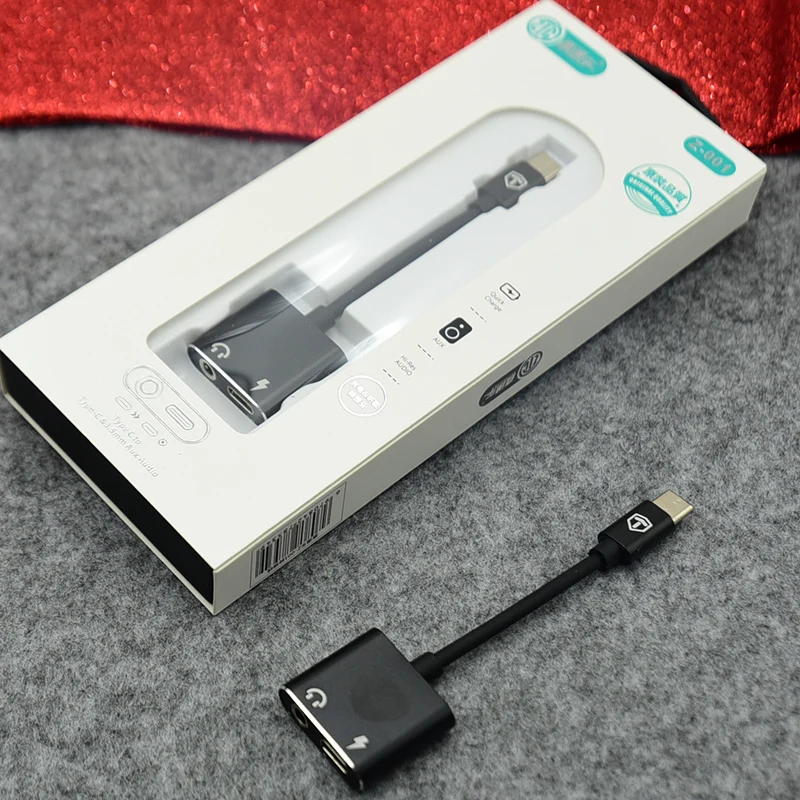 Кабель-адаптер с USB C на разъем типа 3 5 мм AUX зарядка два в одном конвертер для