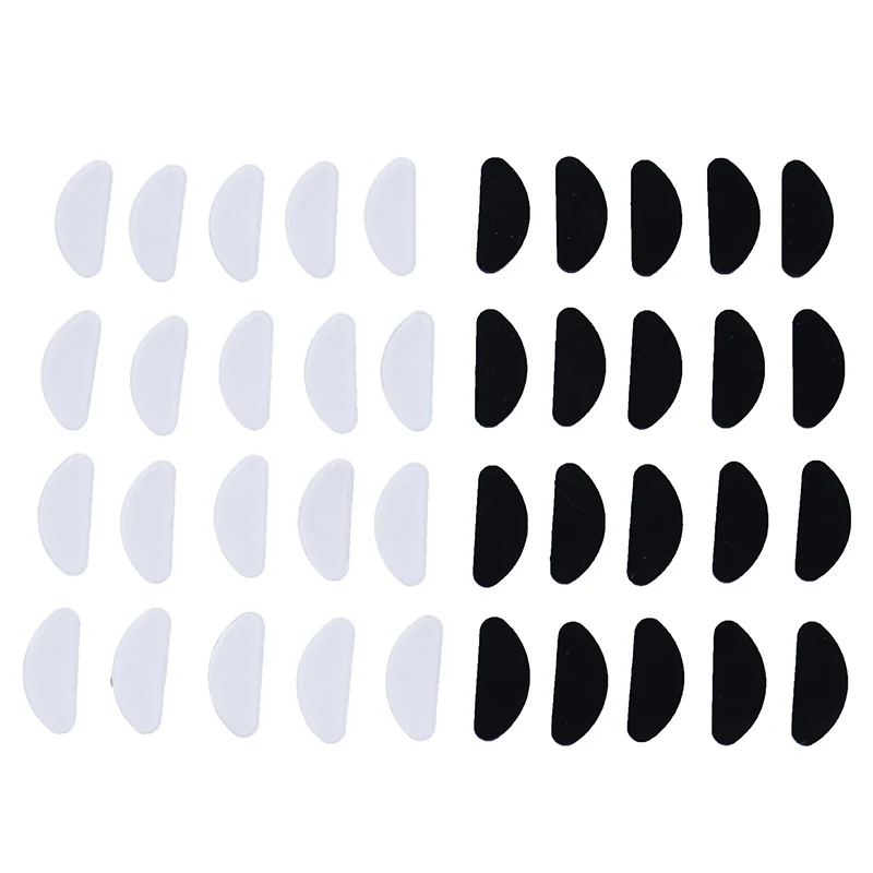 5 пар Нескользящие силиконовые накладки на нос для очков|Аксессуары очков| |