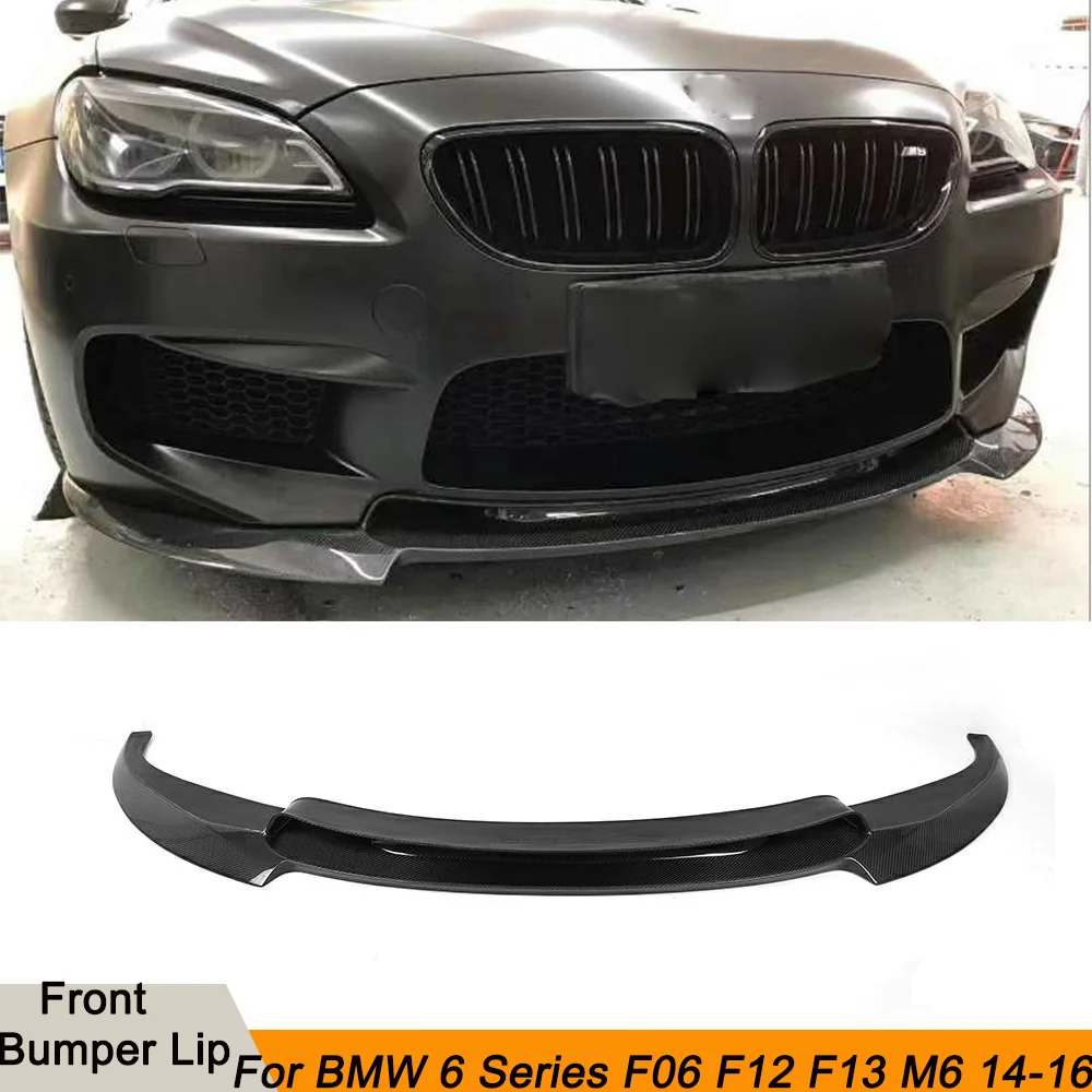 Диффузор для переднего бампера F12 из углеродного волокна губа ДЛЯ BMW 6 серии F06 F13 M6