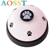 Классическая Детская Игрушка Обучение Bell для тренировок на улице, стук Генератор игрушка кольца с собакой колокол для домашних животных с отпечатком ноги колокол Ding Dong
