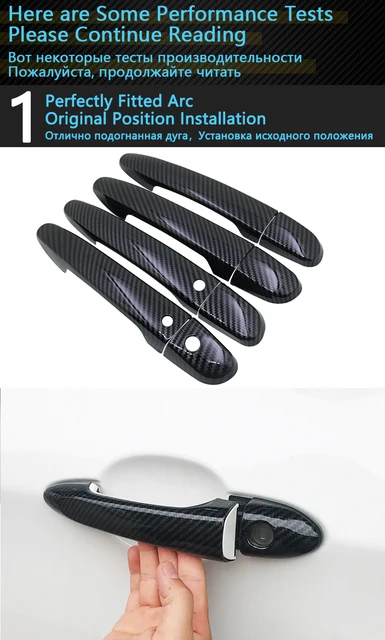 For CITROEN BERLINGO II 2008-2017 Accessory carbon fibre pattern car door  handle covers trim 2009 2010 2011 2012 2013 2014 - buy For CITROEN BERLINGO  II 2008-2017 Accessory carbon fibre pattern car door handle covers trim  2009 2010 2011 2012 2013 2014