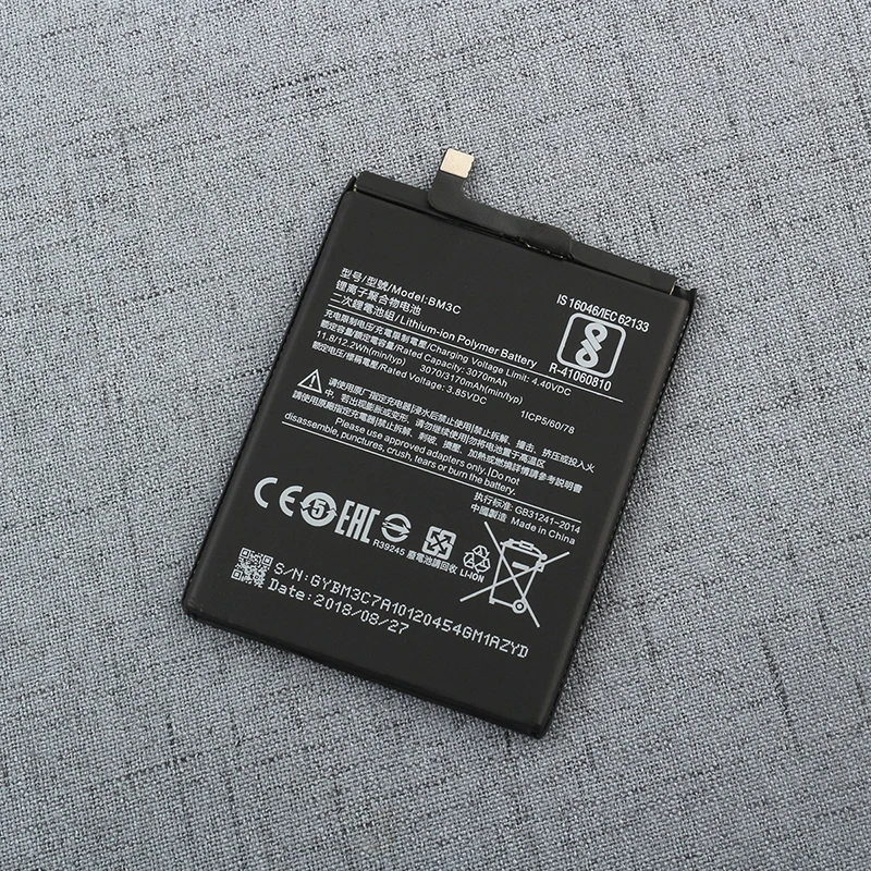 Ocolor для Xiaomi Mi 7 батарея 3070 мАч большой емкости долгое время ожидания с инструментами для Xiaomi Mi 7 запасная батарея BM3C