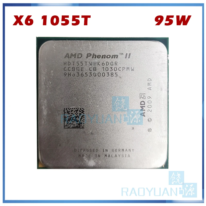 Процессор AMD Phenom X6 1055T процессор с шестиядерным процессором 2 8 ГГц разъем 95 Вт AM3