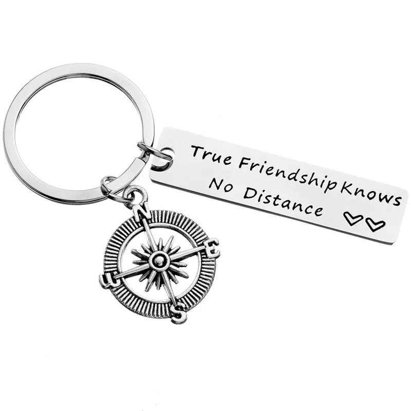 Best Friends Leaving Gifts Going Away Keychain Long Distance 