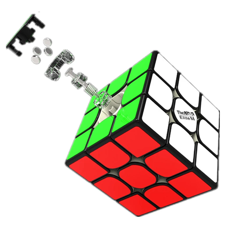 Educativos para Crianças Qiyi Mofangge Cubo Conjunto Almofada Esteira Temporizador Valk3 Elite m Cubos Mágicos 2x2 3x3 4x4 5x5 6x6 7x7 Bolsa Velocidade Jogos Brinquedo 27 temporizador, valk3 elite m, 2x2 3x3 4x5x5