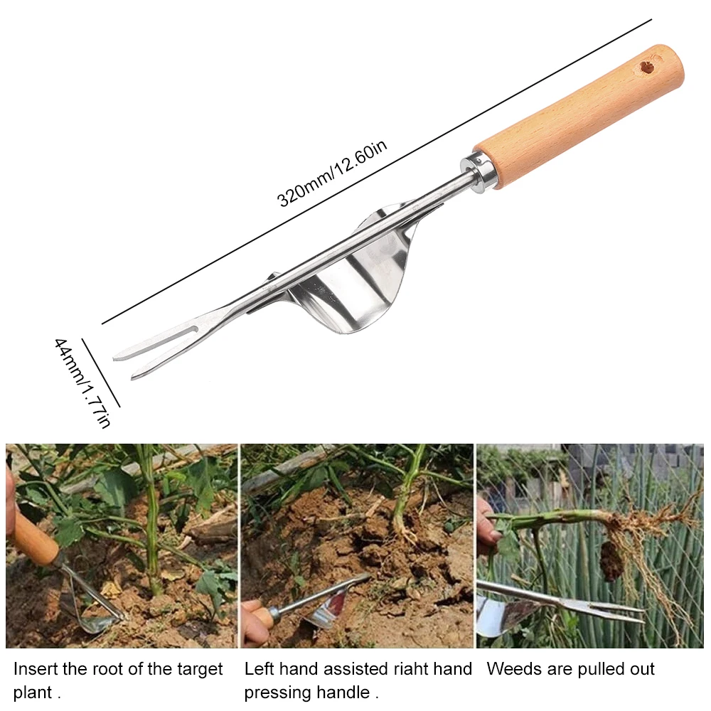 Portable Hand Weeder Tool Uprooting Tool Grass Weed Remover Weed Puller