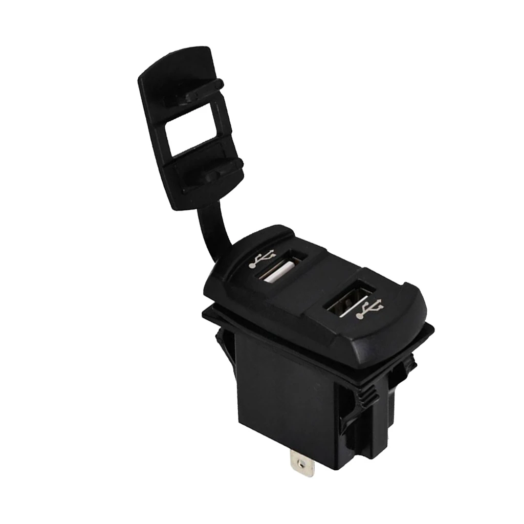 4.2A двойной USB зарядное устройство разъем светодиодный вольтметр адаптер для автомобиля мотоцикла