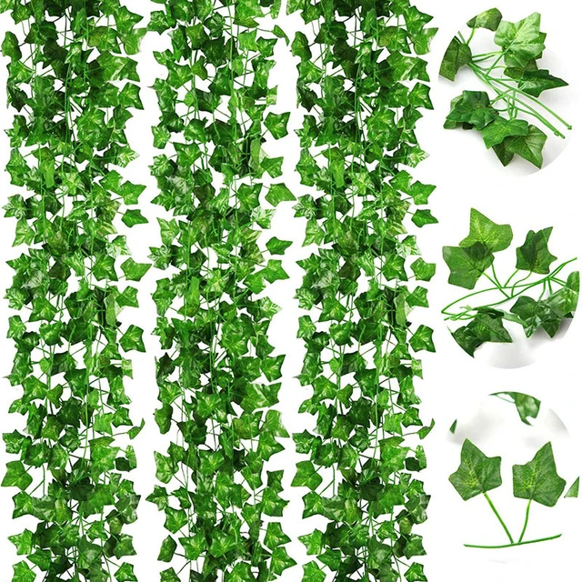 240cm 1Pcs Artificial Fake Hanging Vine Plant Leaves Simulation Climbing  Vines Garland Home Garden Wall Club