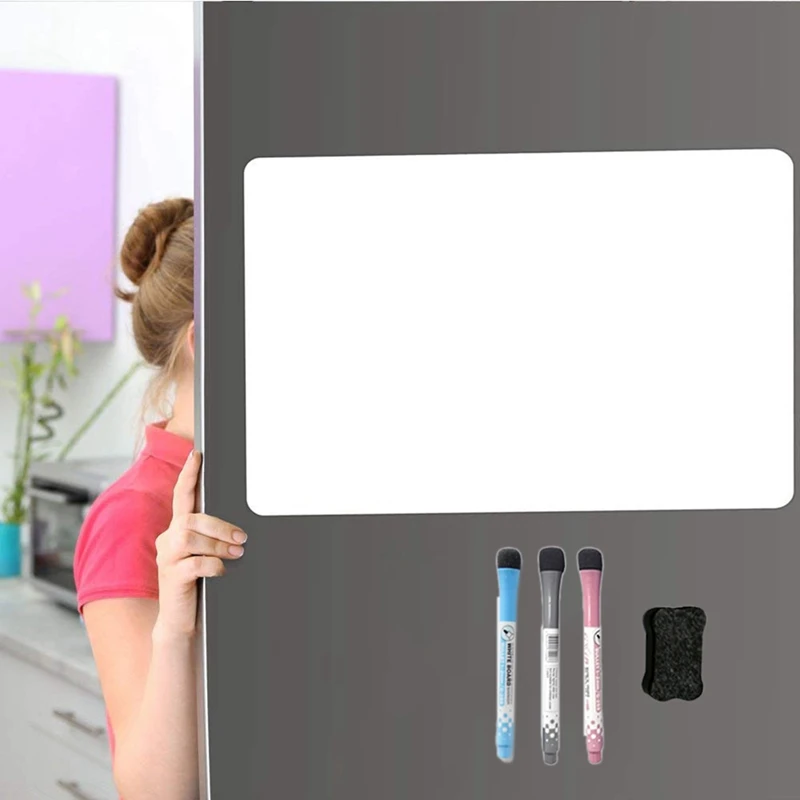 Netic Dry Erase Whiteboard календарь для холодильника с 3 ручками и большим ластиком заметок