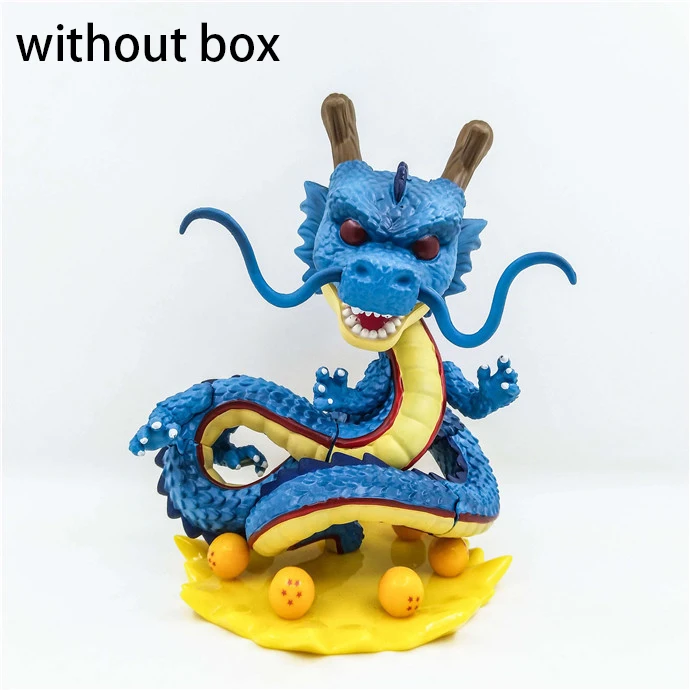 265without box5 FUNKO POP Dragon Ball Z Earth God Dragon POP Hand Q version кукла модель Большая Золотая Виниловая фигурка Коллекционная модель с коробкой - Цвет: 265without box5