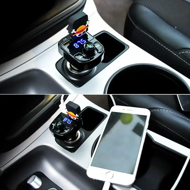 Bluetooth автомобильный MP3 музыкальный плеер комплект Авто Радио Аудио стерео плеер Hands-free fm-передатчик с USB зарядным устройством
