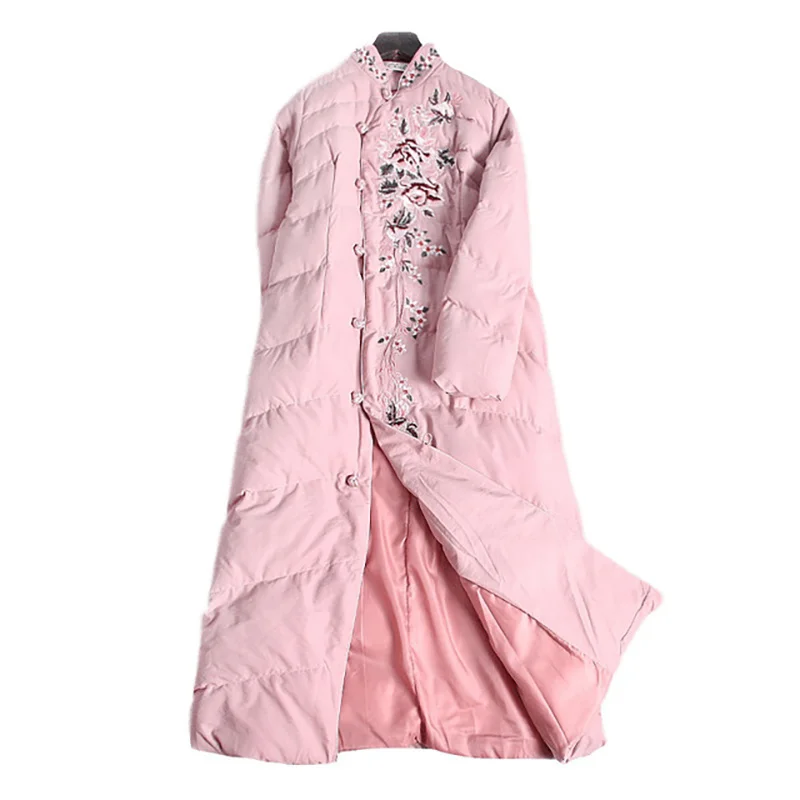 

Winter Women Jacket Parka Casual Embroidery Fashion Women Warm Coat Thick Female Outwear Korean Overcoat Plus Size 3XL Clothes