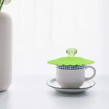 Пищевой креативный Круглый Алмазный чехол для кружки(набор из 6) герметичное уплотнение силиконовой чашки для напитков крышки для горячих чашек Крышка для кружка для пива, кофе Win