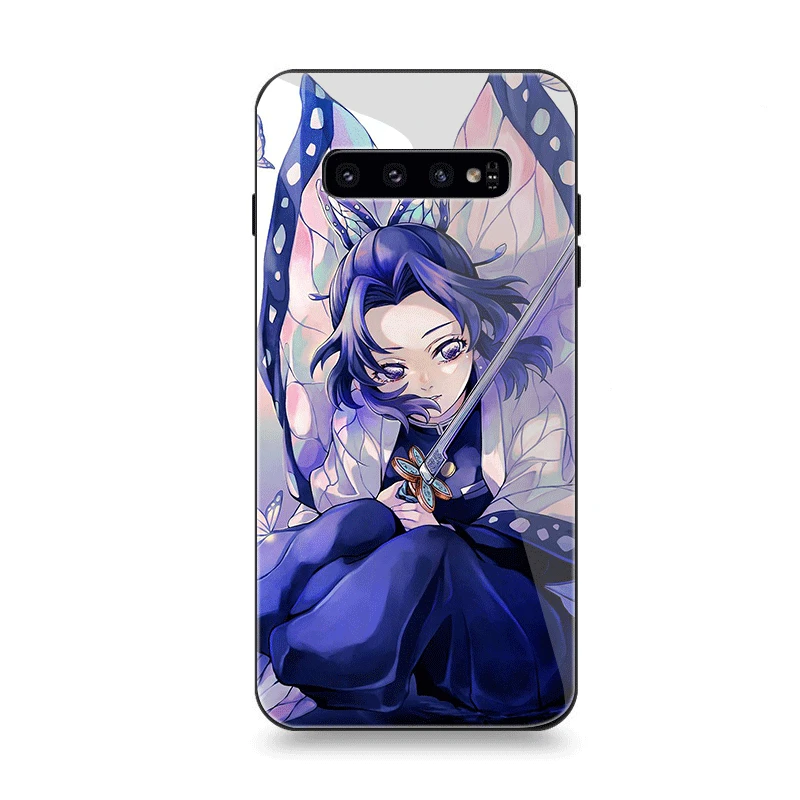 G12 Чехол для телефона Стекло для samsung A70 A10 A30 A40 A50 A60 A20 S7 край S8 S9 S10 плюс Чехол кохау Shinobu демон убийца - Цвет: G12