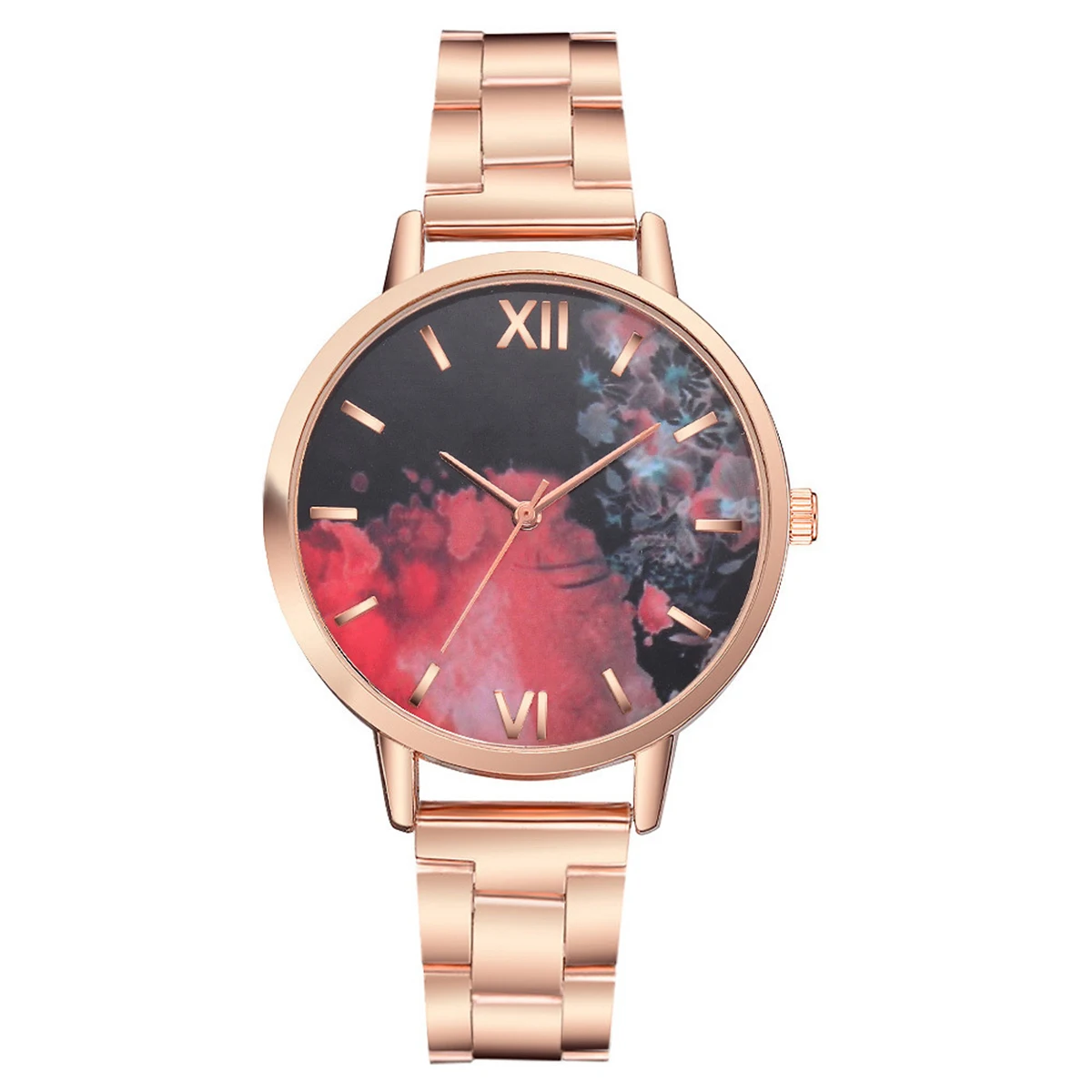 Мужские модные часы Relojes Hombre мужские стальной ремень Спортивные кварцевые наручные часы Montre Homme деловые мужские часы - Цвет: Золотой