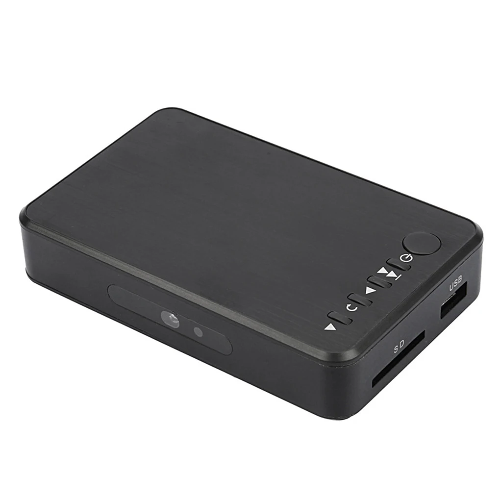 Мини медиа Full HD мультимедийный плеер 1080P USB внешний SD SDHC MMC карты U диск медиаплеер VGA AV выход EU/US/UK/AU разъем