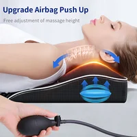 Jinkairui Electric Shiatsu Head Neck Cervical Ttraction Body Massager Car Back Pillow with Heating Vibrating Massage Device 1