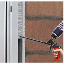 Lavagem livre com válvula arma de espuma arma de espuma arma de isopor arma de enchimento de espuma universal teflon pistola de cola quente profissional