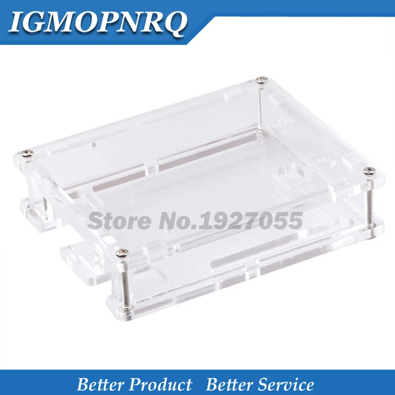 Uno R3 Case Enclosure Transparent Acrylic Box Clear Cover Compatible for  UNO R3 Case
